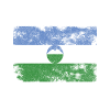 Kabardino Balkaria Drapeau en détresse