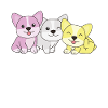 twink Flag Corgi Pride LGBTQ cute dogs