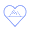 Mountain in the heart