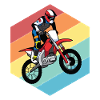 Moto Retro Race Motocross Offroad
