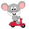 ROLLER - MAUS - TIER - KIND - BABY