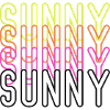 Sonniger, cooler Text