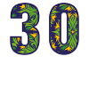 30 Zahl Grün