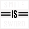 Sourire est le mot.