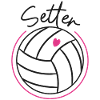 Volleyball Player Team Setter