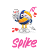 Volleyball Player Team Love At