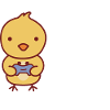 Chicken plays video games