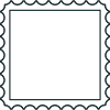 Timbre-poste carré