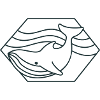 whale waves diamond