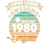 1980 Anniversaire Retro Orginal