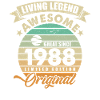 1988 Birthday Retro Orginal