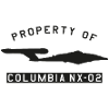 Star Trek Enterprise Property Of Columbia NX-02