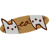 Logo Text Meow Cats