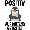 Wütender Pinguin Lustiger Spruch Geschenk