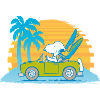 Peanuts Snoopy And Woodstock Surfing Tour