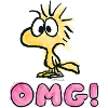 Peanuts Woodstock OMG