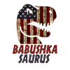 Dinosaure patriotique Babushka