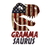 Patriotic Gramma Dinosaur
