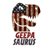 Patriotic Geepa Dinosaur