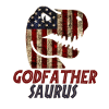 Patriotic Godfather Dinosaur