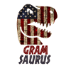 Patriotic Gram Dinosaur