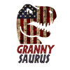 Patriotic Granny Dinosaur