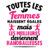 Les meilleures femmes deviennent handballeuses