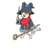 Wizard and magician - magical cat