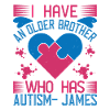 I have an older brother who has autism james