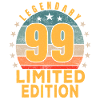Birthday Legendary 99 Years Limited Edition