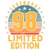 Birthday Legendary 98 Years Limited Edition