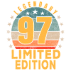 Birthday Legendary 97 Years Limited Edition