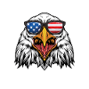 American July 4 Patriotic Eagle
