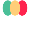 Three Ovals - Green-Yellow - Red
