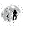 Angler im Mond