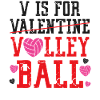 Volleyball Player Team Valentines