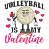 Volleyball Player Team Valentines