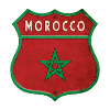 Maroc Armoiries Drapeaux Design