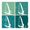 Windsurfing Windsurfer Waves Wind Water