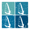 Windsurfing Windsurfer Waves Wind Water