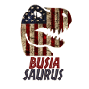 Patriotic Busia Dinosaur