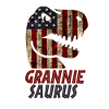 Patriotic Grannie Dinosaur