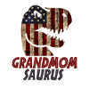 Patriotic Grandmom Dinosaur