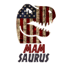 Patriotic Mam Dinosaur