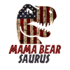 Patriotic Mama bear Dinosaur