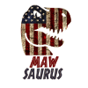 Patriotic Maw Dinosaur