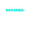 Skis de boxe