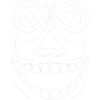 Funny monkey without smallpox