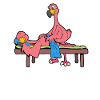 Flamingo massaged - Physiotherapy
