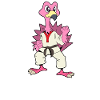 Comic Flamingo does karate